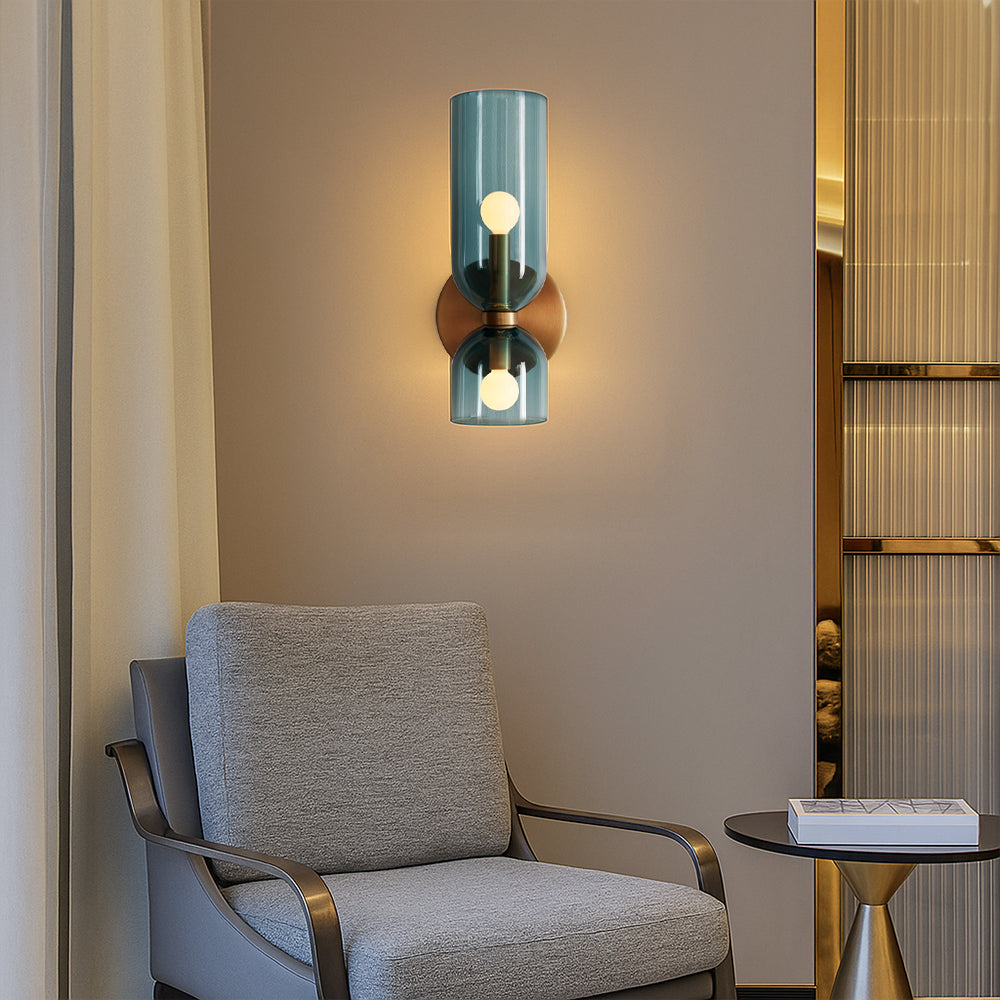Clarva | Modern Glass Wall Lamp with Minimalist Design