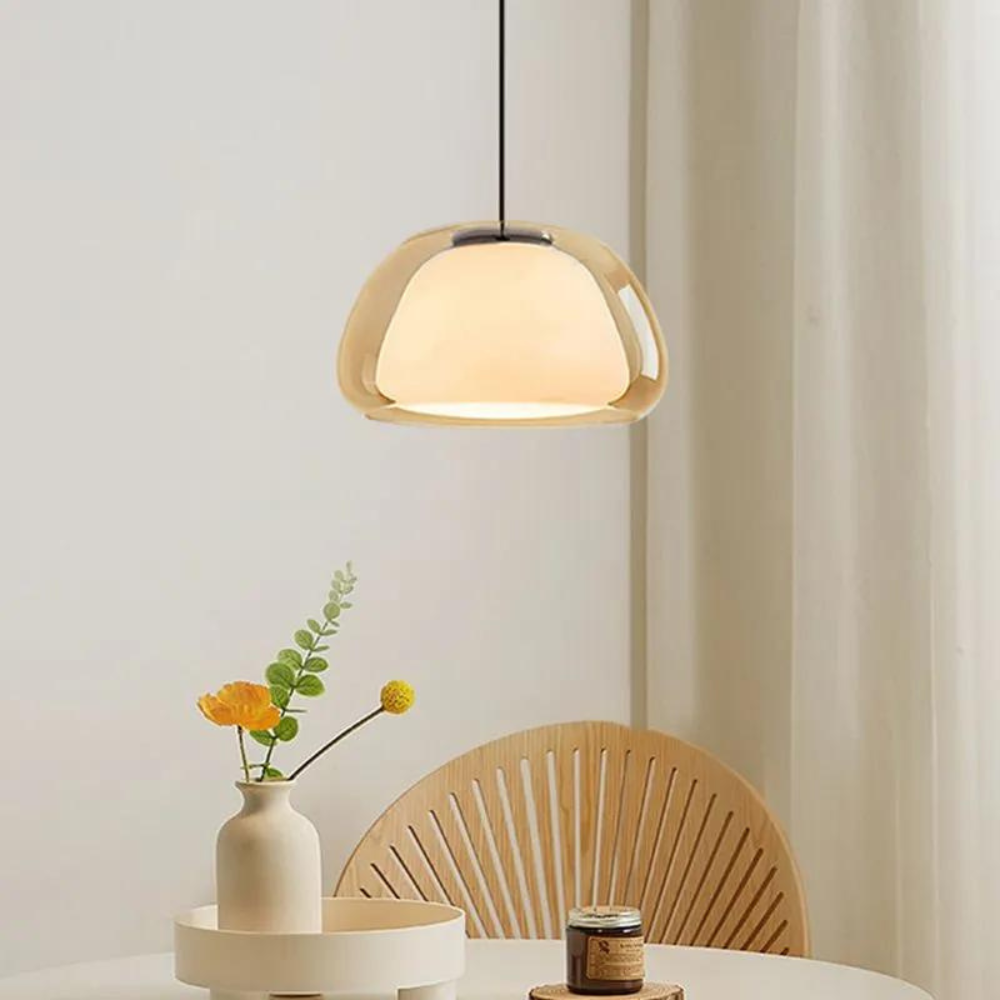 Glass Dome Pendant Light