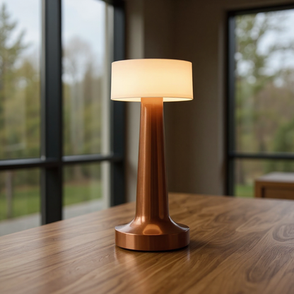 Aurelo Cordless Table Lamp – Rechargeable LED Metal Accent Lighting Dining Living Spaces