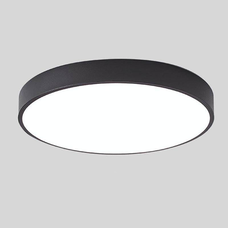 Wooden Circular Ceiling Lamp – Modern Nordic Home Lighting