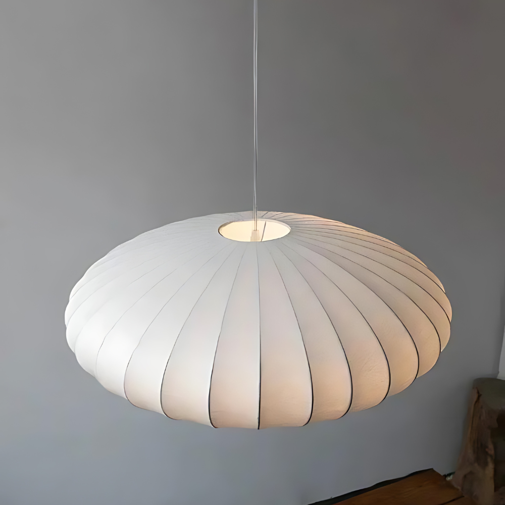 Japandi Silk Pendant Ceiling Light