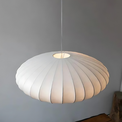 Japandi Silk Pendant Ceiling Light