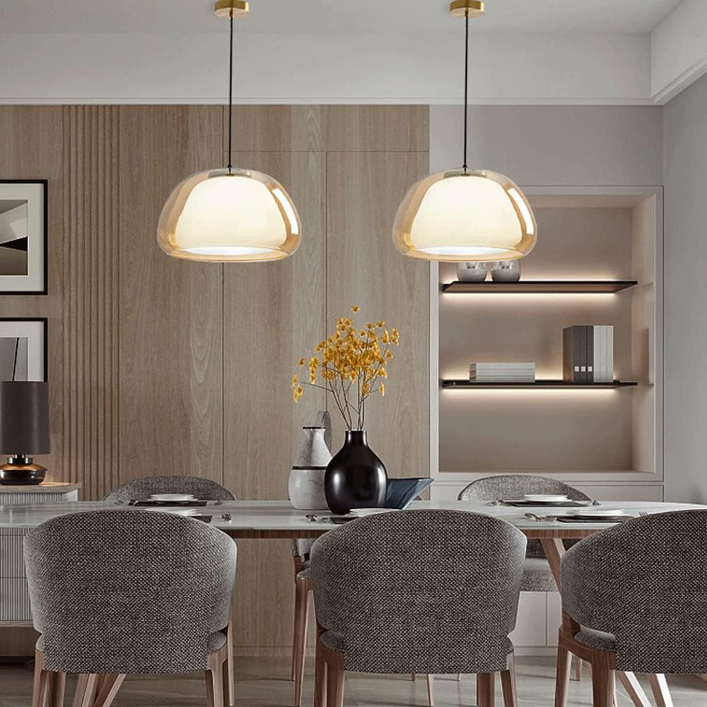 Glass Dome Pendant Light