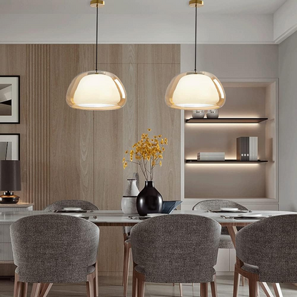 Glass Dome Pendant Light