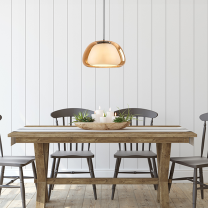 Glass Dome Pendant Light