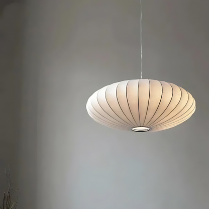 Japandi Silk Pendant Ceiling Light