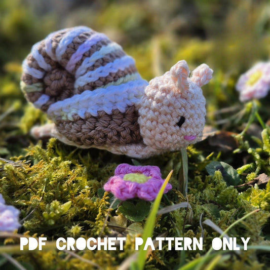 Peekaboo Snail Crochet Pattern