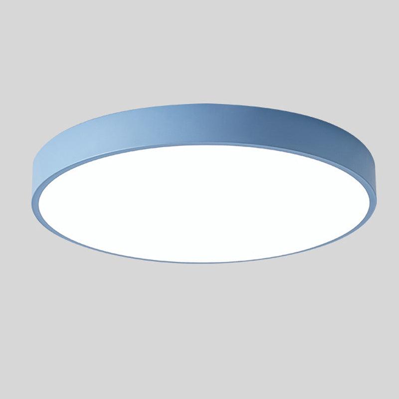 Wooden Circular Ceiling Lamp – Modern Nordic Home Lighting