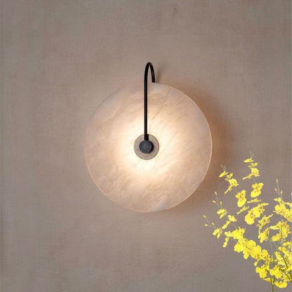 Alabaster Marble | LED Wall Sconce Lighting with Minimalist Design | Elegant Wall Lamp for Modern Interiors