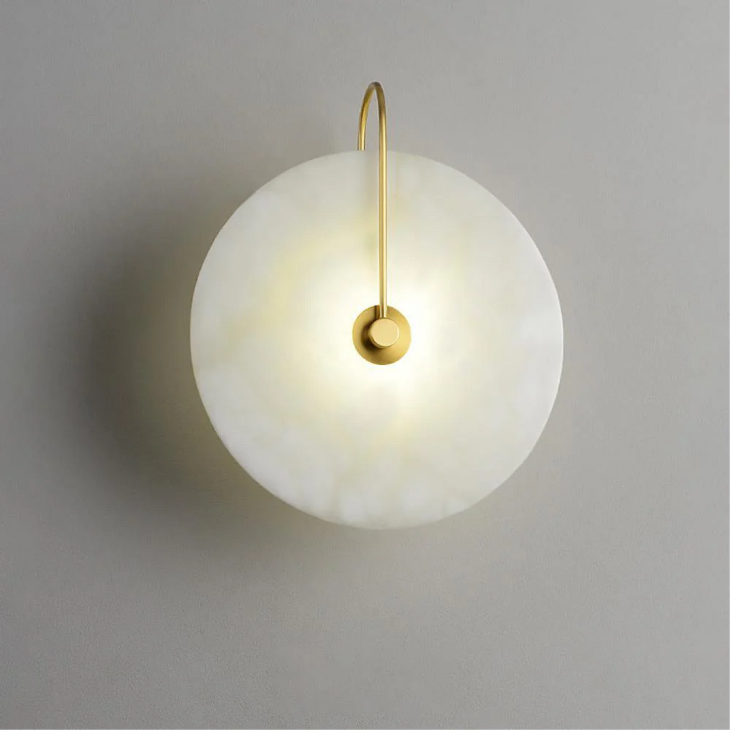 Alabaster Marble | LED Wall Sconce Lighting with Minimalist Design | Elegant Wall Lamp for Modern Interiors
