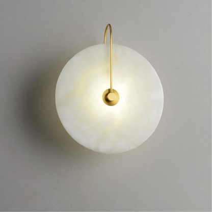 Alabaster Marble | LED Wall Sconce Lighting with Minimalist Design | Elegant Wall Lamp for Modern Interiors