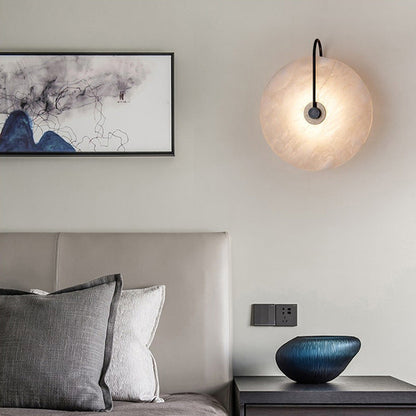 Alabaster Marble | LED Wall Sconce Lighting with Minimalist Design | Elegant Wall Lamp for Modern Interiors