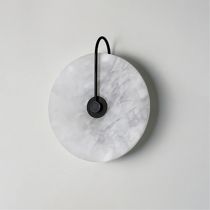 Alabaster Marble | LED Wall Sconce Lighting with Minimalist Design | Elegant Wall Lamp for Modern Interiors