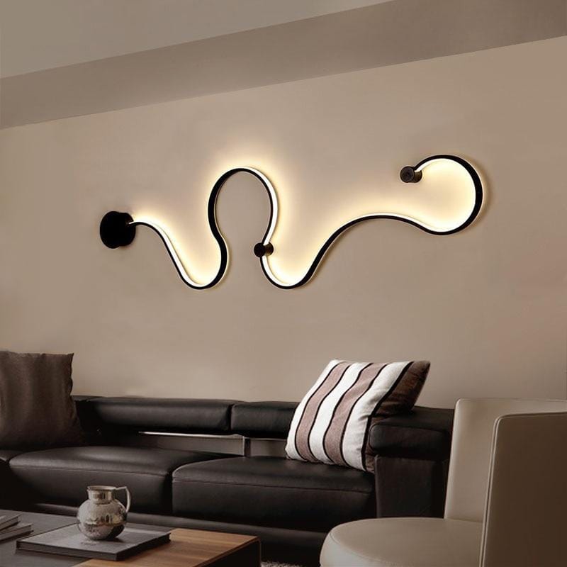 Artistic Curlicue | Wall Sconce Light with Unique Design & Durable Materials | Modern Wall Decor for Any Interior
