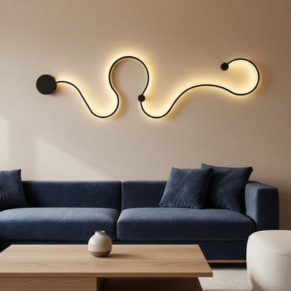 Artistic Curlicue | Wall Sconce Light with Unique Design & Durable Materials | Modern Wall Decor for Any Interior