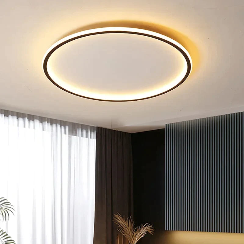 AuroraGlobe | Flush Mount Ceiling Light with Even LED Illumination | Scandinavian Design for Inviting Atmosphere