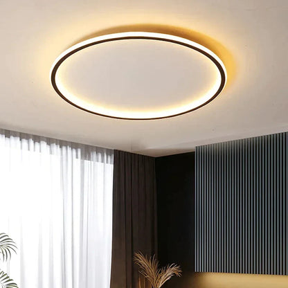 AuroraGlobe | Flush Mount Ceiling Light with Even LED Illumination | Scandinavian Design for Inviting Atmosphere
