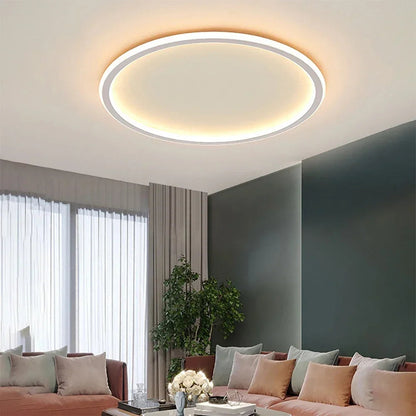 AuroraGlobe | Flush Mount Ceiling Light with Even LED Illumination | Scandinavian Design for Inviting Atmosphere