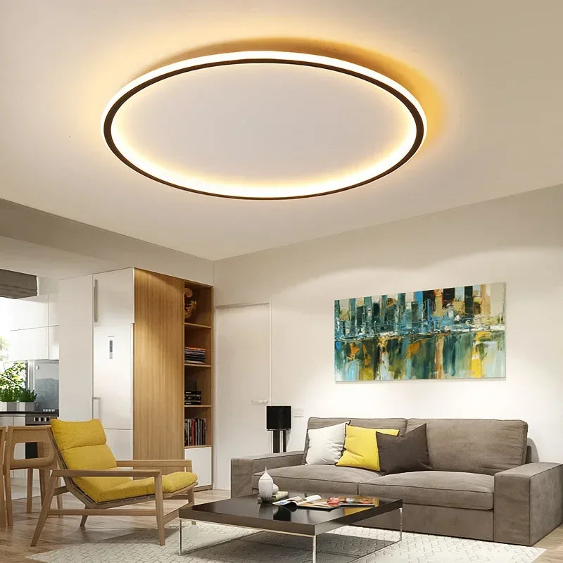 AuroraGlobe | Flush Mount Ceiling Light with Even LED Illumination | Scandinavian Design for Inviting Atmosphere