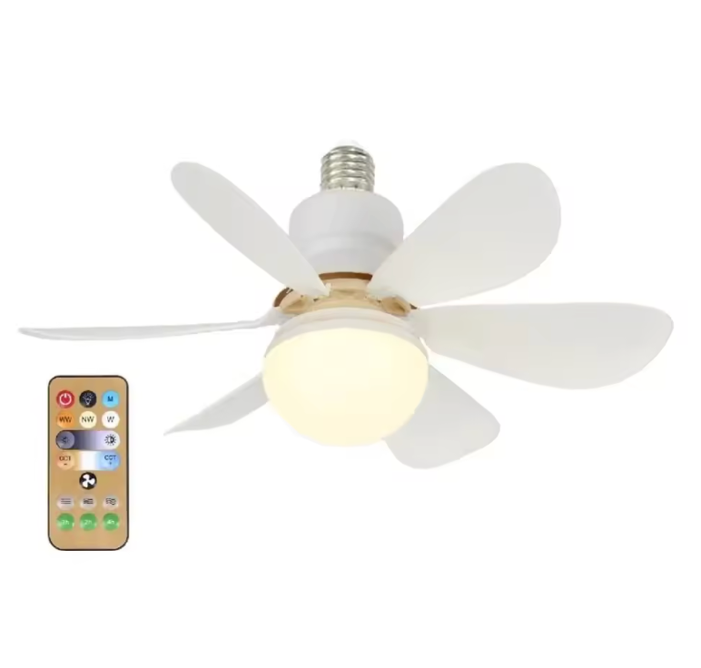 LED Ceiling Fan with Light with Remote Control – Silent Cooling & Adjustable Light