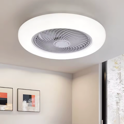Multifunctional LED Ceiling Fan Light with Remote – Silent Motor & Adjustable Colors