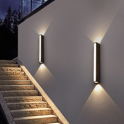 Cascade Collection | Outdoor Wall Light with Durable Aluminum Design | Modern Elegance for Indoor & Outdoor Use