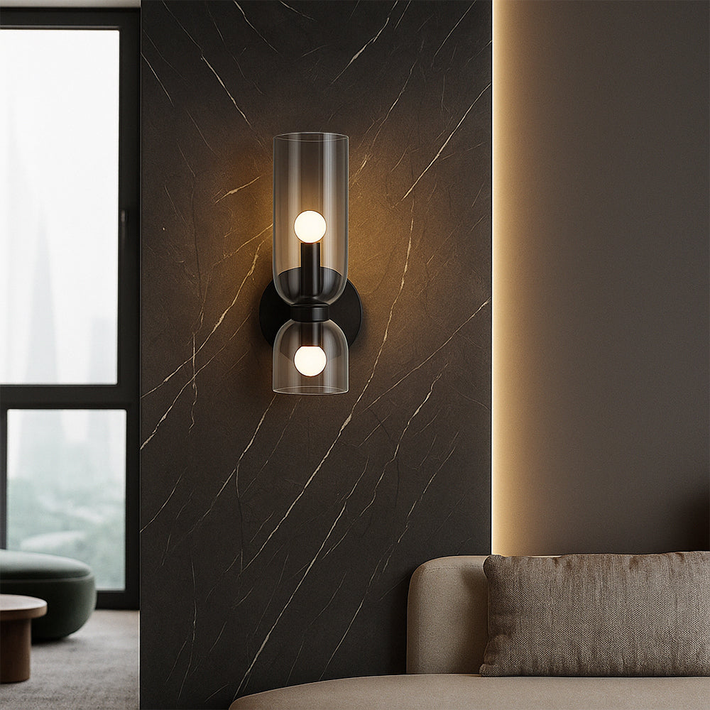 Clarva | Modern Glass Wall Lamp with Minimalist Design
