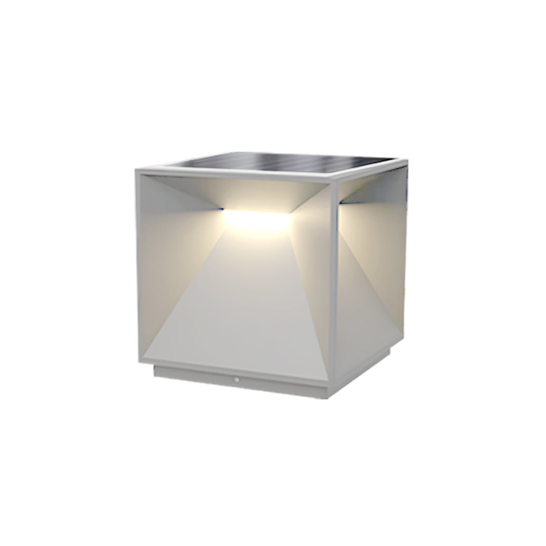 Contemporary Outdoor Lighting | Waterproof Solar Pillar Lights | Elegant Garden Fixtures for Ambient Illumination