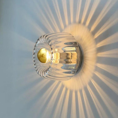 Contemporary Wall Sconces | Nordic Bauhaus Design with Sculptural Glass | Elegant Lighting for Modern Spaces
