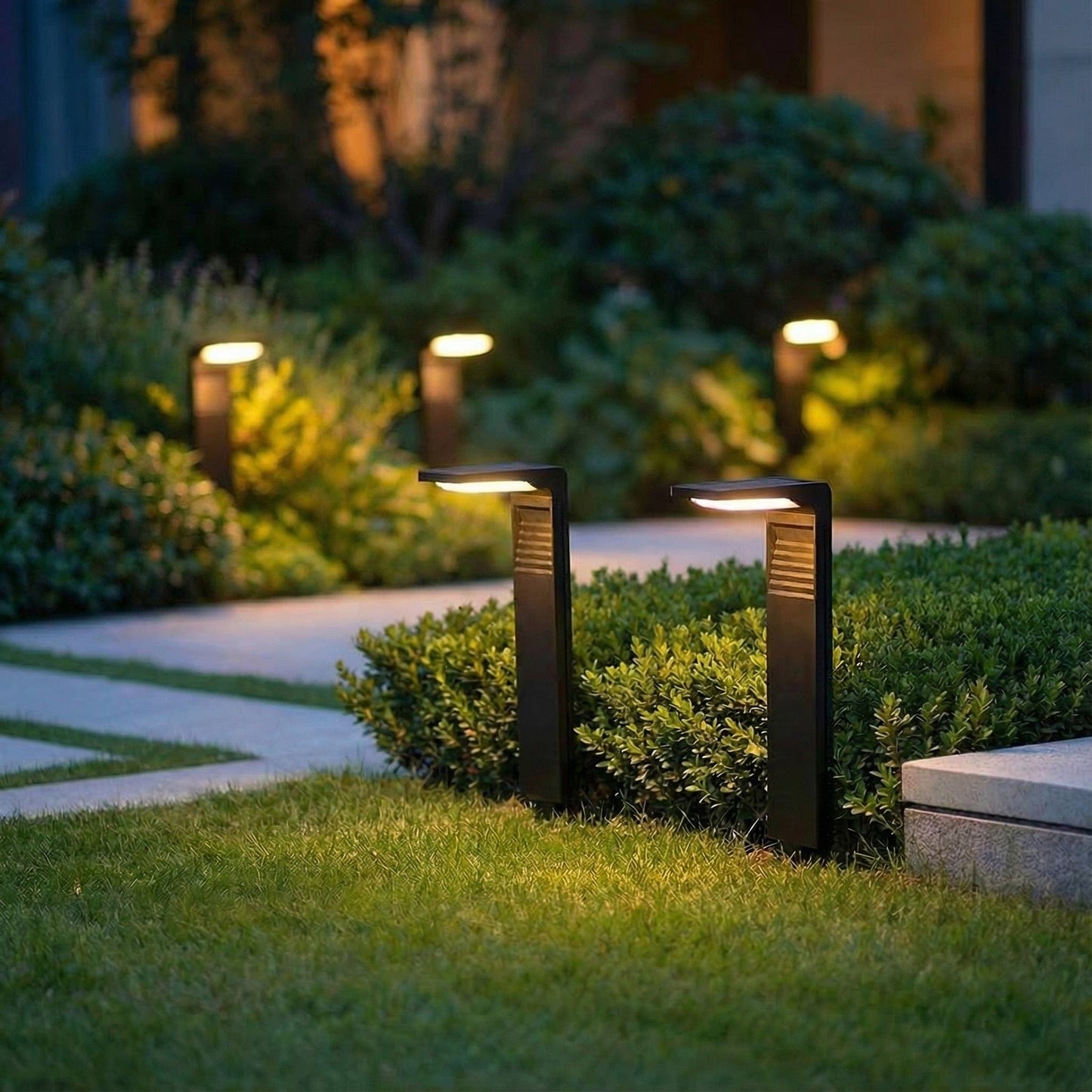EcoGlow | Solar Garden Lights with Elegant Design & LED Efficiency | Eco-Friendly Illumination for Outdoor Spaces