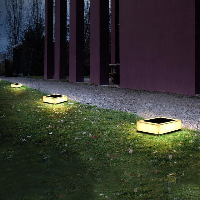 EcoGlow | Solar Lights Outdoor Pillar Light with Waterproof IP65 Design | Mood-Setting Colors for Ambiance