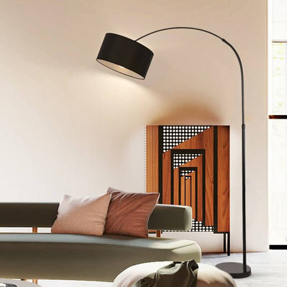 Elegant Arc Floor Lamp with Adjustable Height & Marble Base | Modern Lighting for Living Rooms