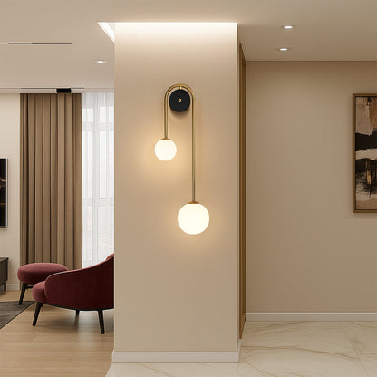 Elegant Arch Wall Sconce Light with Soft LED Glow | Contemporary Design for Stylish Interiors