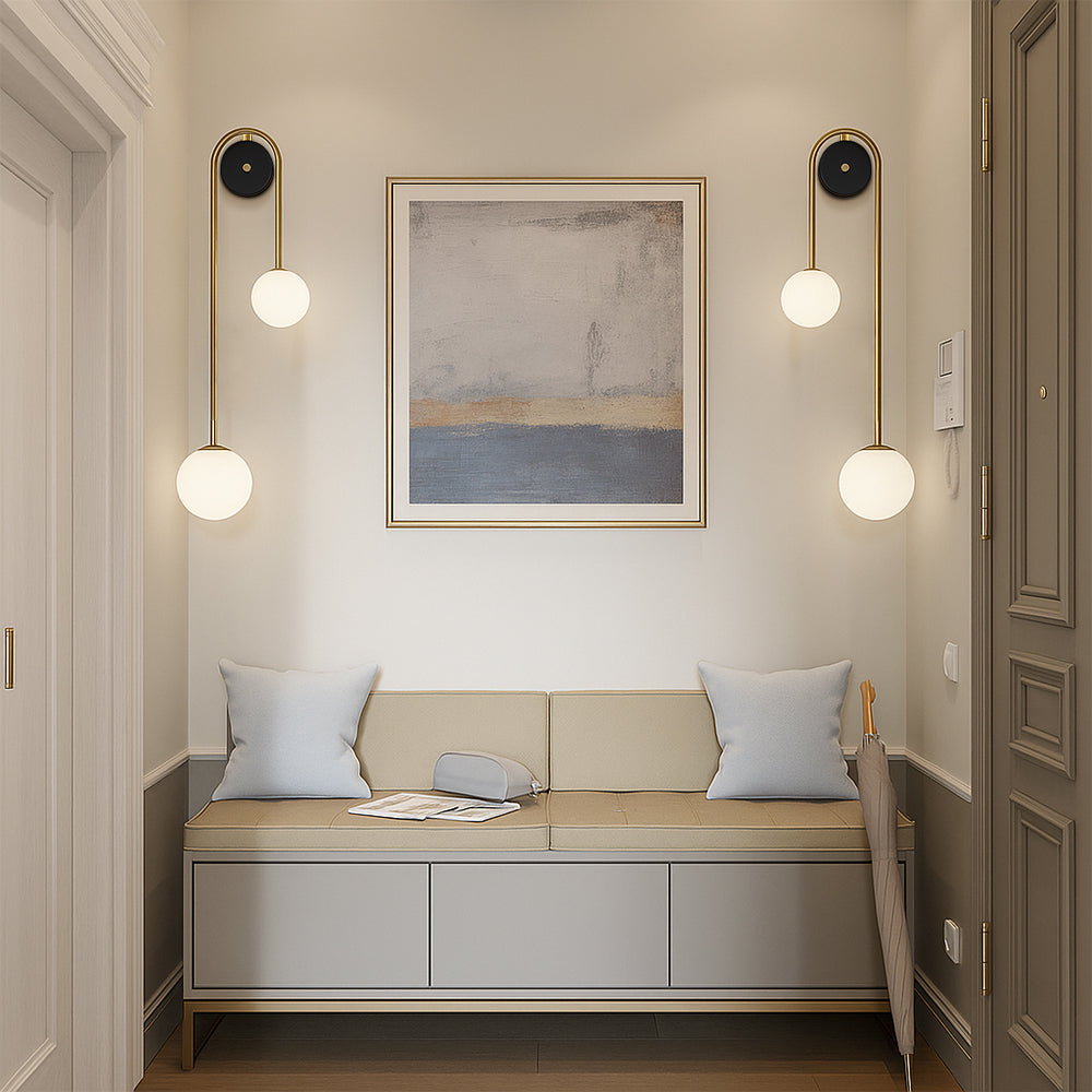 Elegant Arch Wall Sconce Light with Soft LED Glow | Contemporary Design for Stylish Interiors