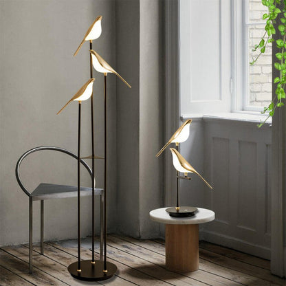 Elegant Floor Lamp | Gold Plated Standing Lamp with 60-Inch Height | Modern Design for Stunning Illumination