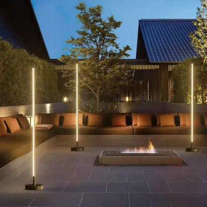 Elegant Outdoor Lights | Solar Floor Lamp with Wireless Charging | Durable Design for Ambiance