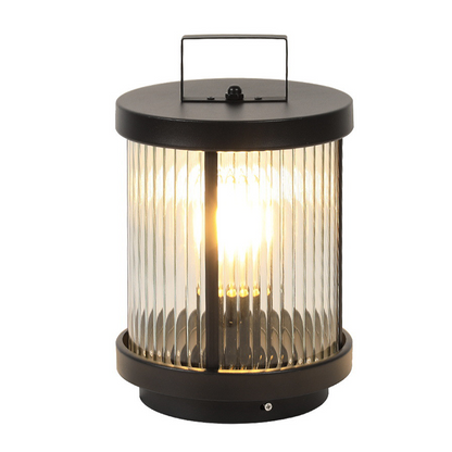 Elegant Outdoor Solar Lanterns with Waterproof Glass Design | Portable Handle for Ambient Garden Lighting