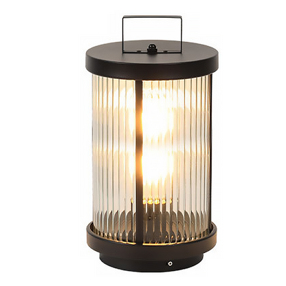 Elegant Outdoor Solar Lanterns with Waterproof Glass Design | Portable Handle for Ambient Garden Lighting