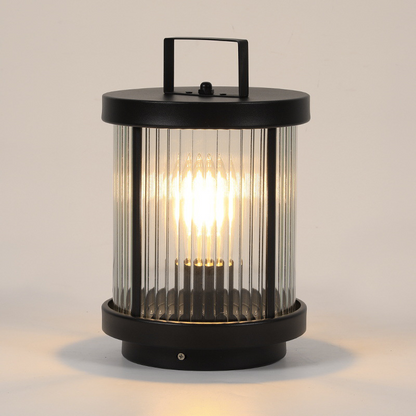 Elegant Outdoor Solar Lanterns with Waterproof Glass Design | Portable Handle for Ambient Garden Lighting