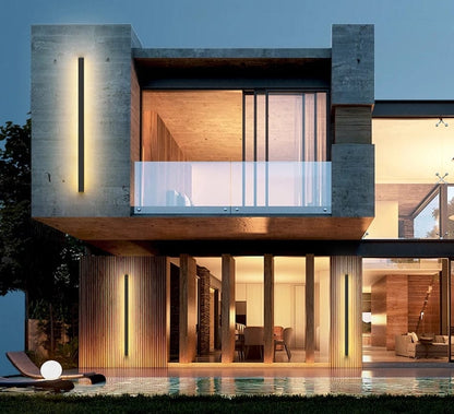 Elegant Outdoor Wall Light | Waterproof LED RGBW Sconce with Modern Design | Stylish Illumination for Outdoor Spaces