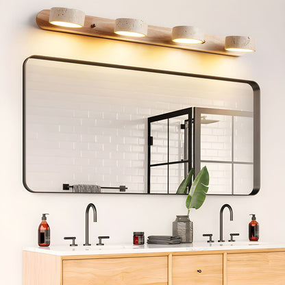Elegant Travertine | Wall Lamp with Integrated LED for Warm Ambiance