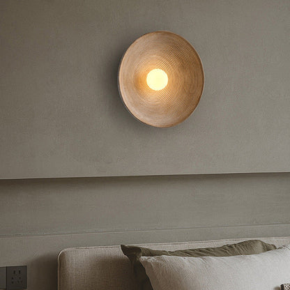 Japanese Wooden Wall Sconce Lighting with Soft LED Illumination | Minimalist Design for Cozy Modern Interiors