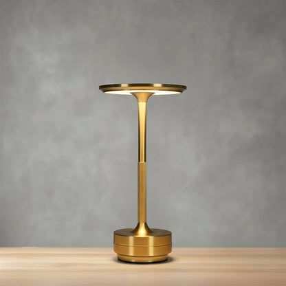 Karina Collection | Cordless LED Table Lamp with Electroplated Finish | Elegant Lighting for Home and Office