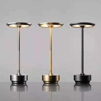 Karina Collection | Cordless LED Table Lamp with Electroplated Finish | Elegant Lighting for Home and Office