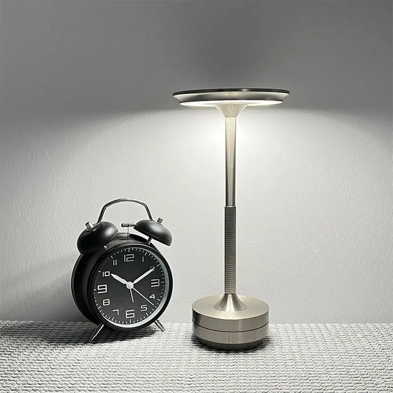 Karina Collection | Cordless LED Table Lamp with Electroplated Finish | Elegant Lighting for Home and Office