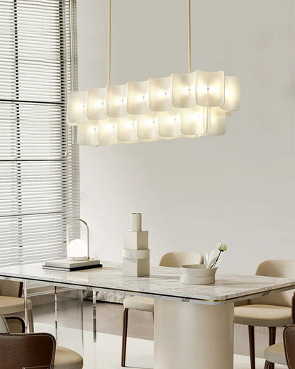 Laurette Collection | Gold Chandelier with Dimmable Lighting | Modern Fixture for Elegant Ambient Illumination