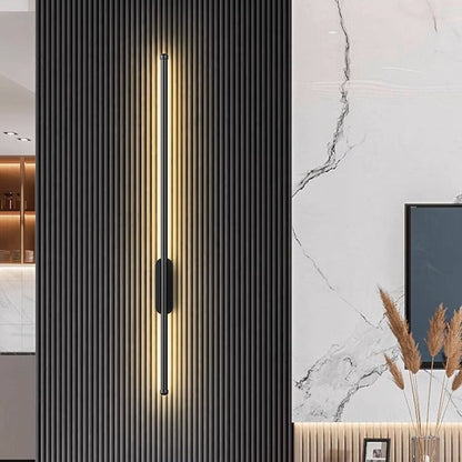 Linear Wall Light | Dimmable Integrated LED Sconce for Modern Elegance