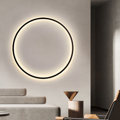 Luminoré | Modern Ring Wall Lamp with USB Power for Elegant Illumination