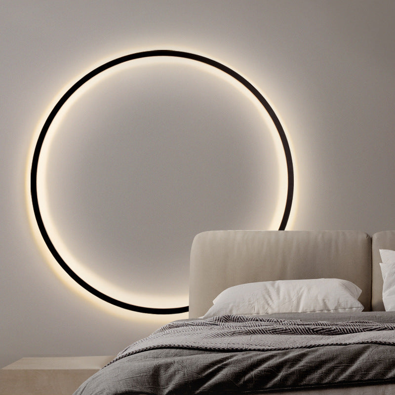 Luminoré | Modern Ring Wall Lamp with USB Power for Elegant Illumination