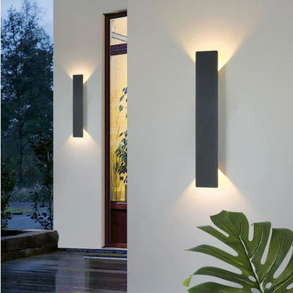 Lysora | Waterproof LED Strip Wall Lamp with Elegant Design | Modern Outdoor Lighting for Sophisticated Spaces